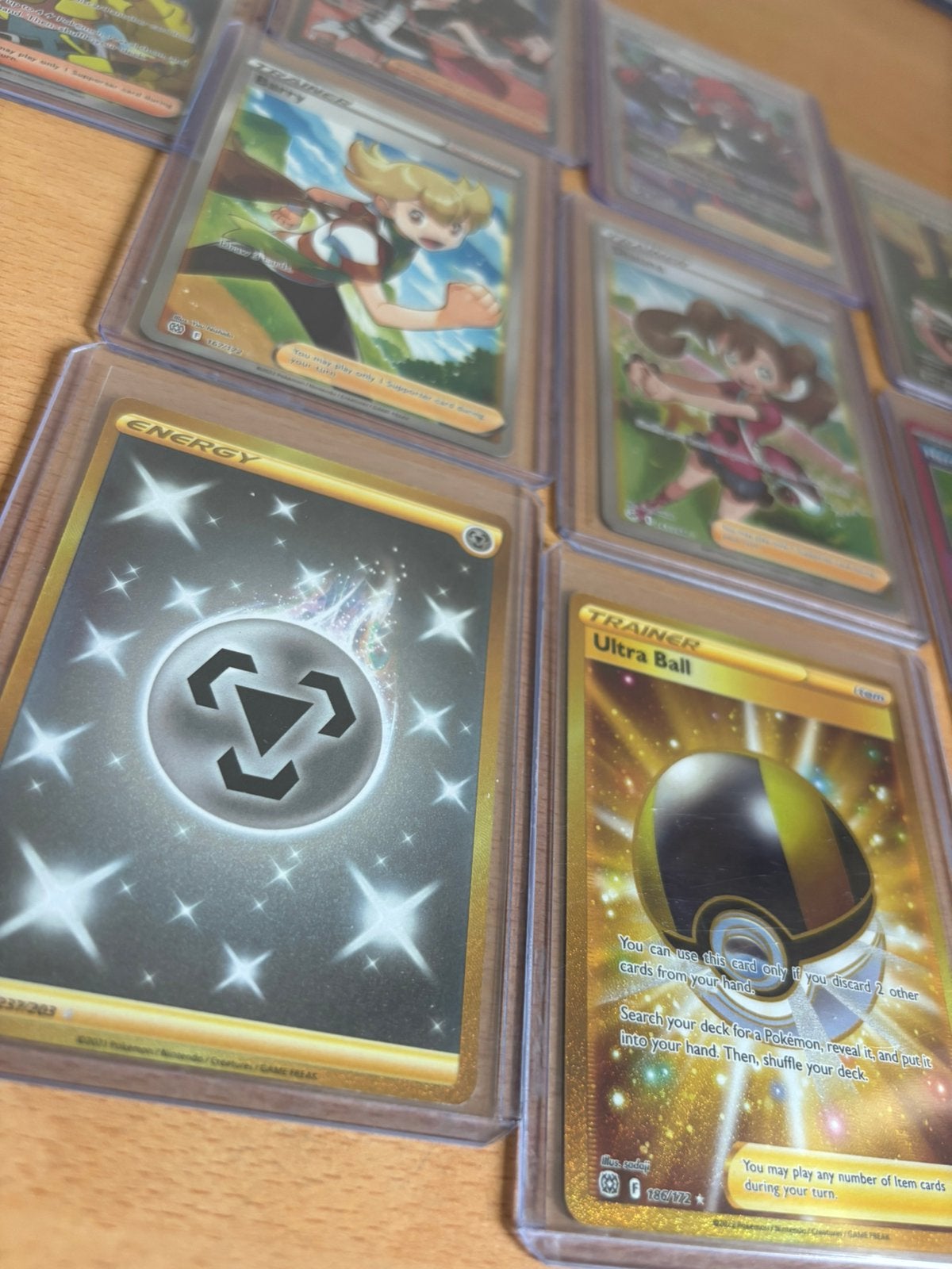 Pokémon Full Art Trainers, Gold & ACE SPEC Lot., Ophalen of Verzenden, Gebruikt, Meerdere kaarten, Foil
