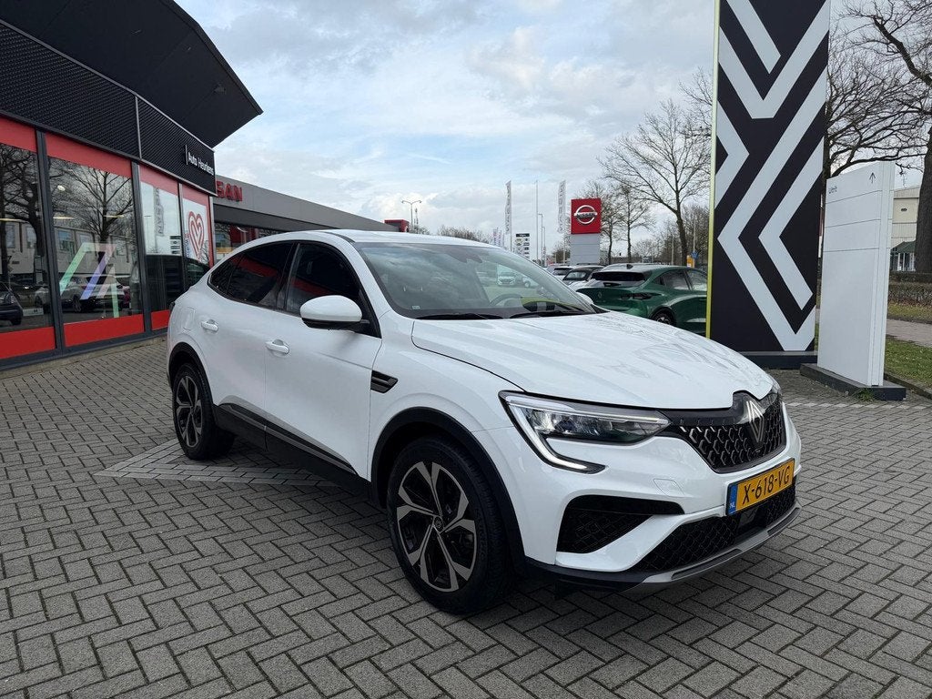 Renault Arkana E-Tech full hybrid 145 techno | Dealeronderho, Auto's, Renault, Arkana, Gebruikt, Leder en Stof, Wit