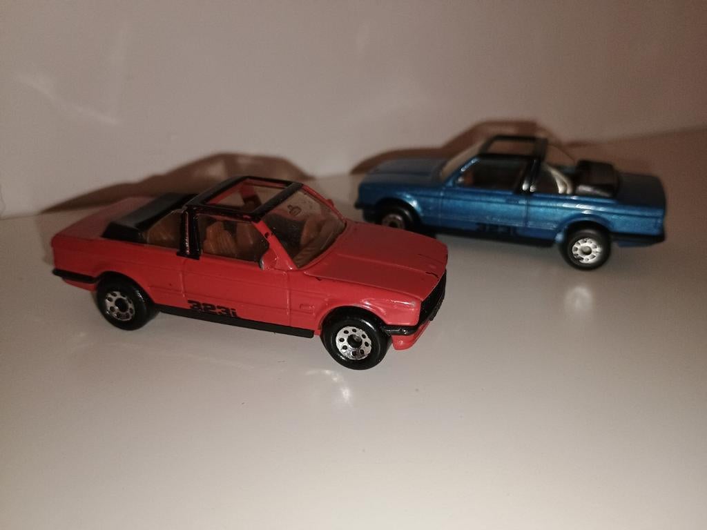 BMW 323i Cabriolet 1985 Matchbox, Ophalen of Verzenden, Zo goed als nieuw, Auto