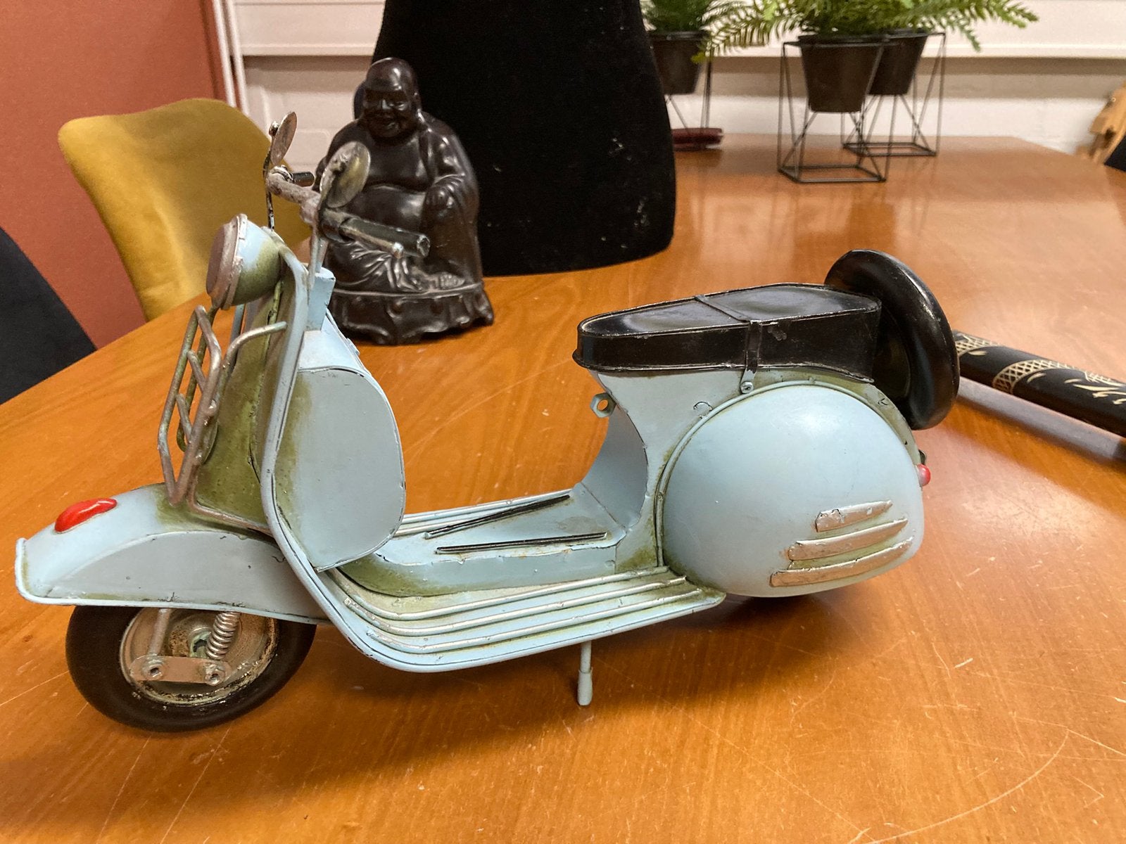 Vintage Vespa Scooter Schaalmodel - 30cm, Overige merken, Vespa, Gebruikt, W