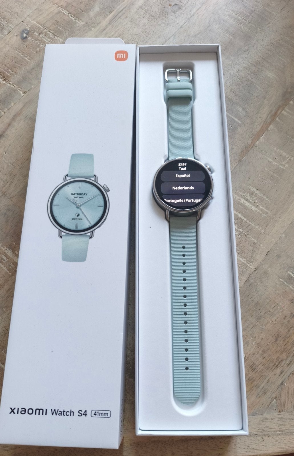 Xiaomi Watch S4 41mm - Nieuw in doos, Xiaomi, Blauw, Nieuw, Ophalen of Verzenden
