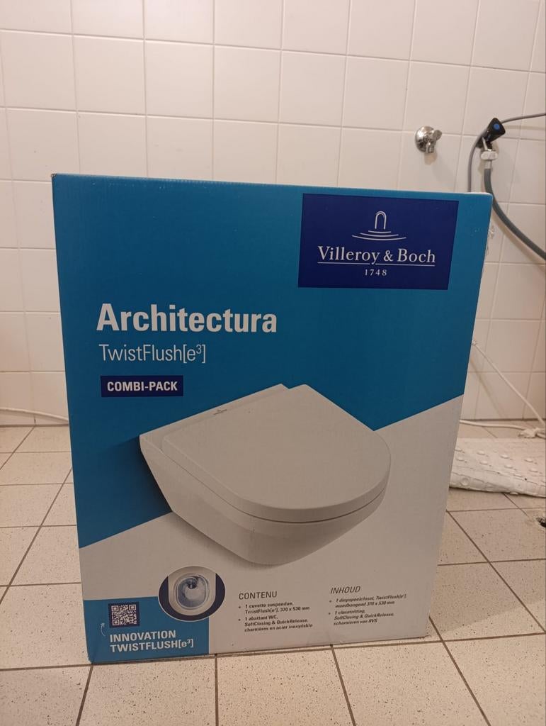 Villeroy & Boch Architectura TwistFlush toilet combi-pack, Ophalen, Nieuw, Toilet