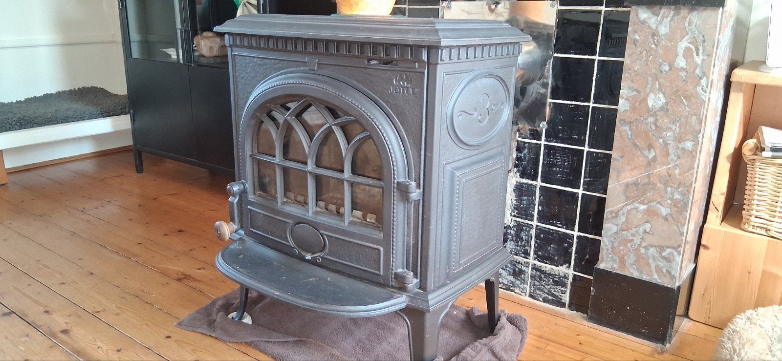 Jotul houtkachel - Klassieke gietijzeren haard, Ophalen, Gebruikt, Vrijstaande haard, Houthaard