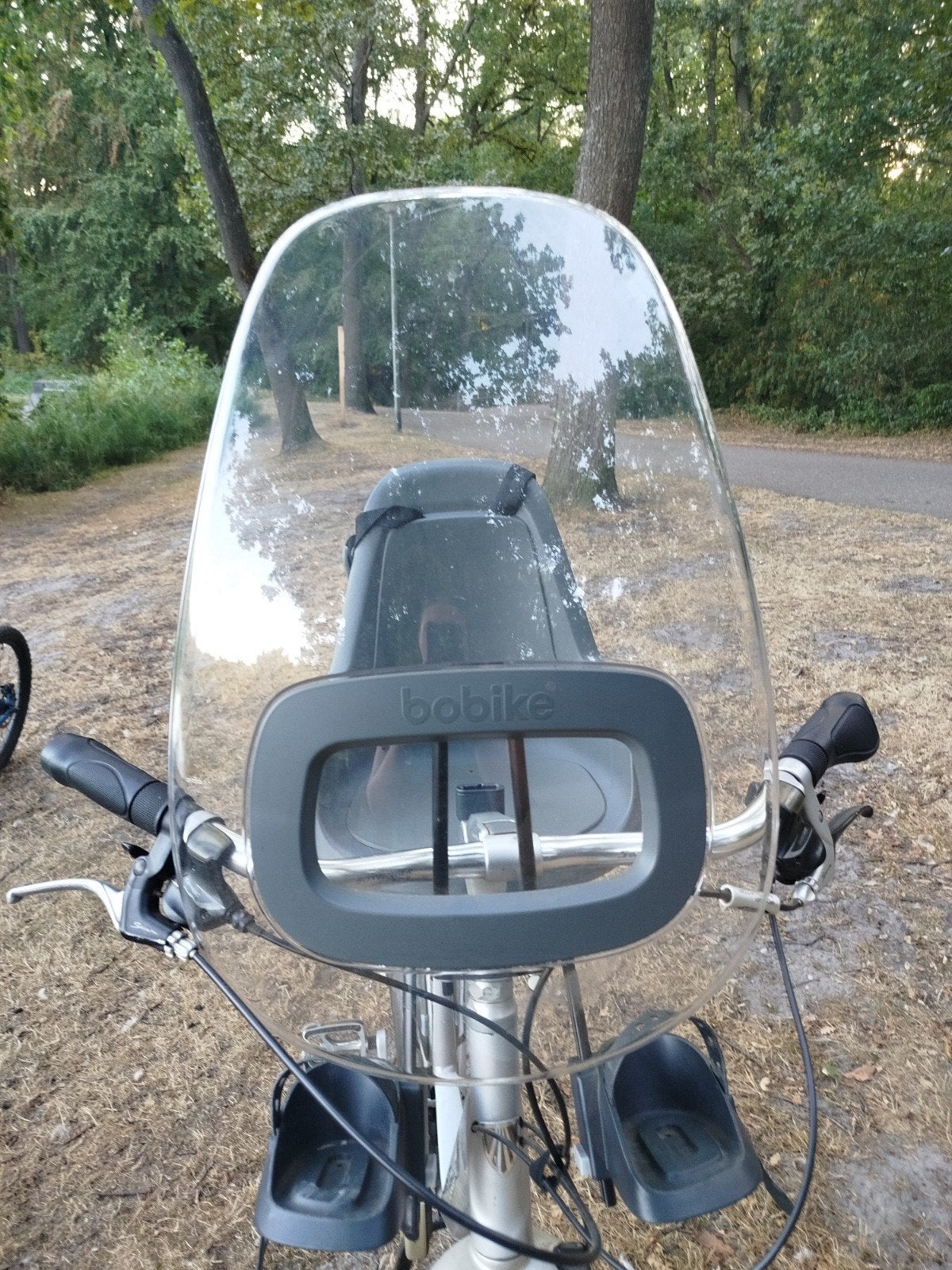 Bobike voorzitje met windscherm, Voorzitje, Ophalen of Verzenden, Bobike, 0 t/m 13 kg