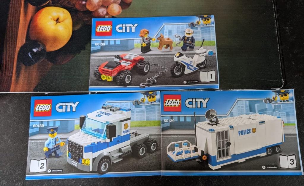 Lego politieauto, Ophalen, Compleet, City, Lego