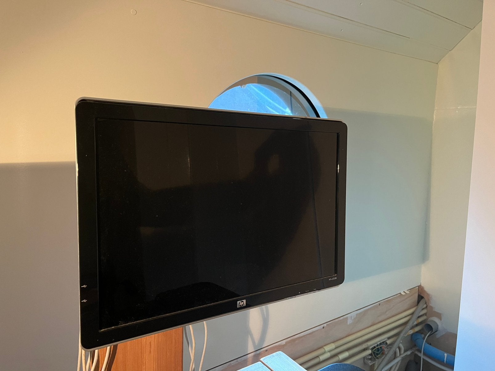 HP beeldscherm 22inch LCD, Computers en Software, Ophalen, Gebruikt, Overige typen, 60 Hz of minder