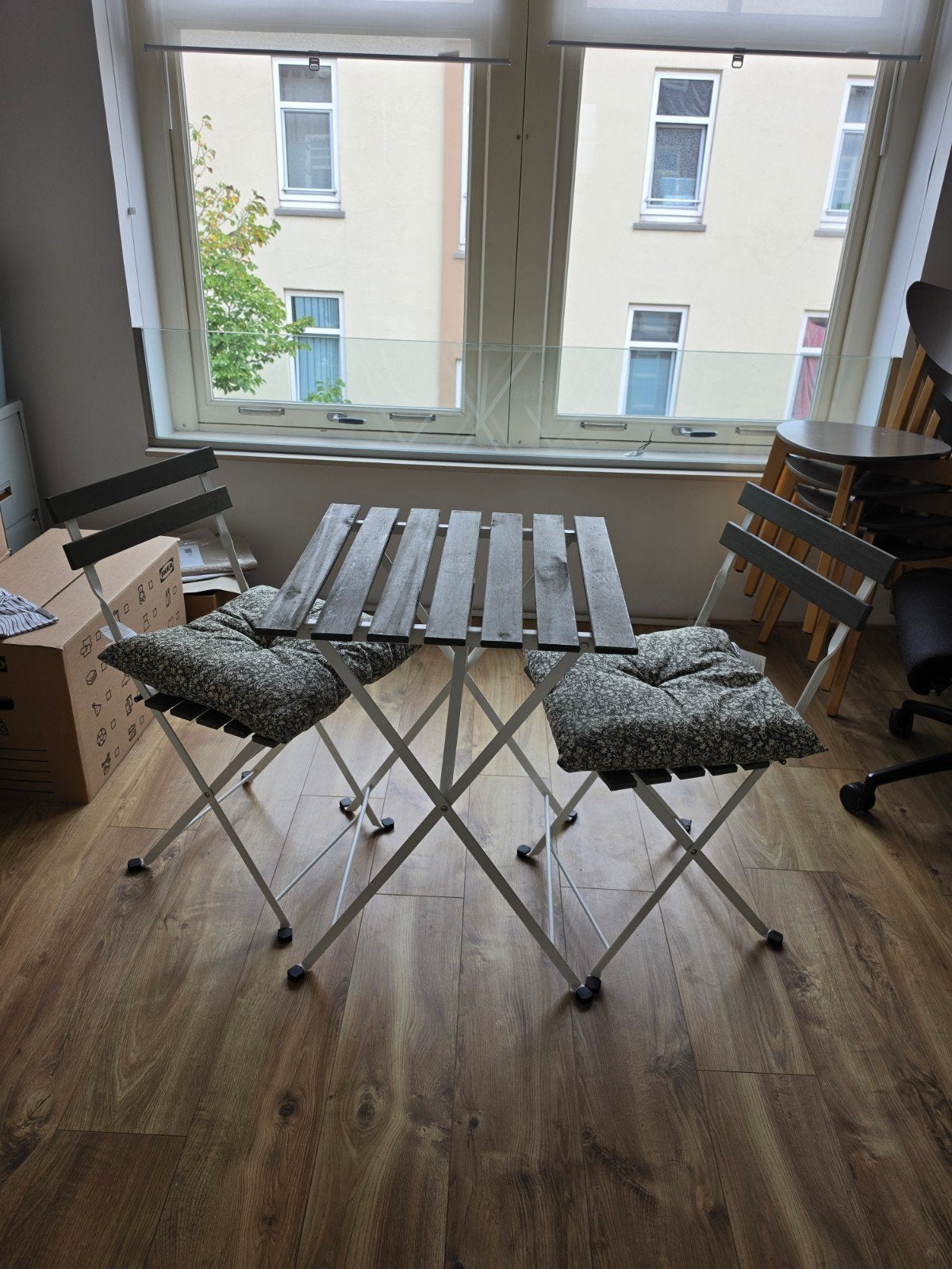 IKEA  Tärnö bistroset tuinset 2 stoelen 1 tafel, Gebruikt, Tuinset, Hout, Eettafel