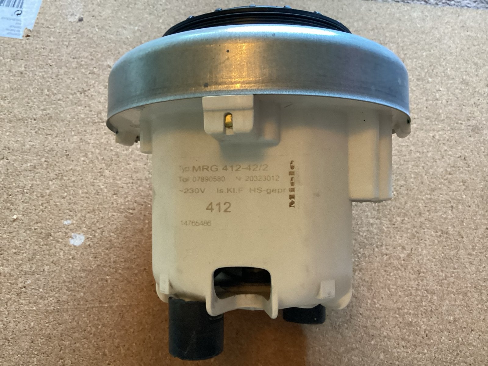 Miele Stofzuigermotor MRG 412-42/2 - 230V. Voor C2. 2200 W., Ophalen of Verzenden, Gebruikt