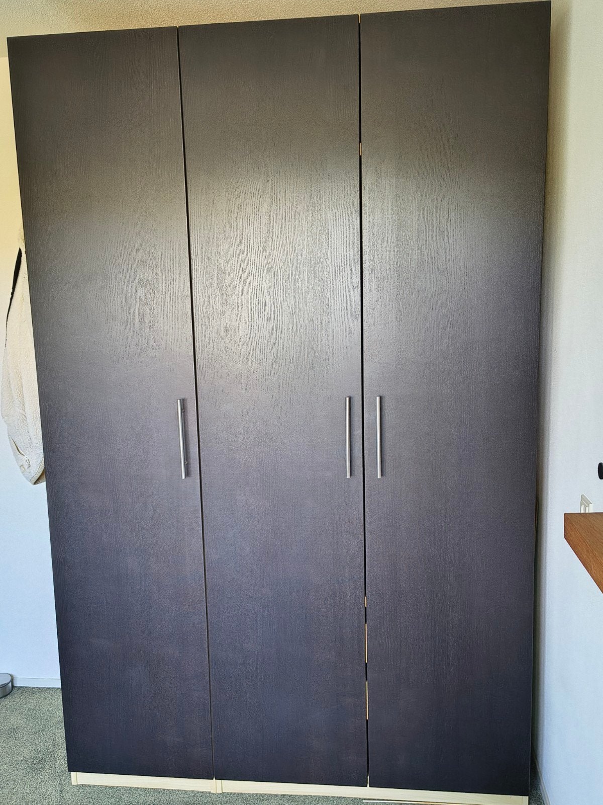 Deuren Ikea Pax kast, donkerbruin met houtnerf, Ophalen, Zo goed als nieuw, 50 tot 100 cm, 200 cm of meer