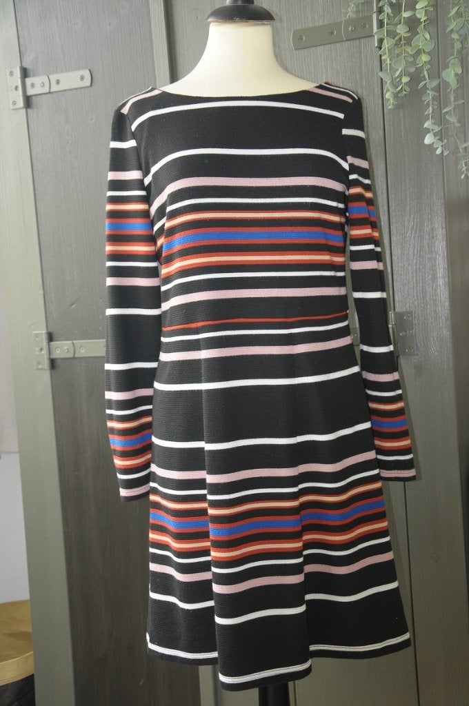 Leuke gestreepte jurk van Steps, maat M!, Kleding | Dames, Maat 38/40 (M), Zwart, Ophalen of Verzenden, Steps