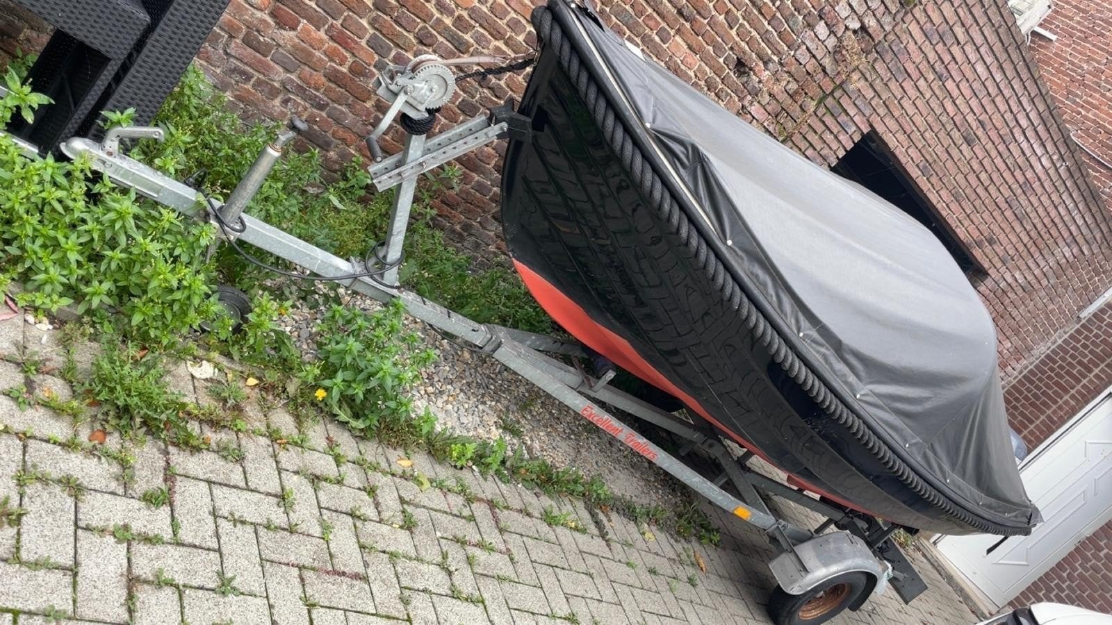 Nette Sloep met Yamaha Buitenboordmotor, Ophalen, Gebruikt