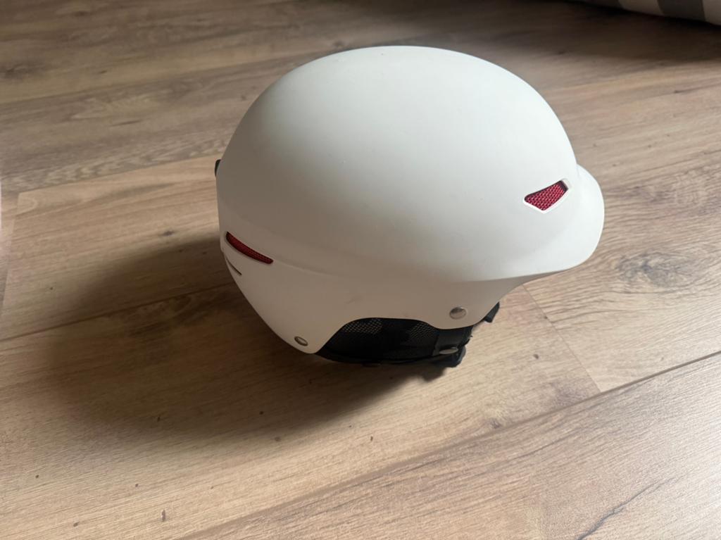 Kinder Skihelm Tenson Wit- maat 54 CM, Overige merken, Overige typen, Ophalen of Verzenden, Zo goed als nieuw
