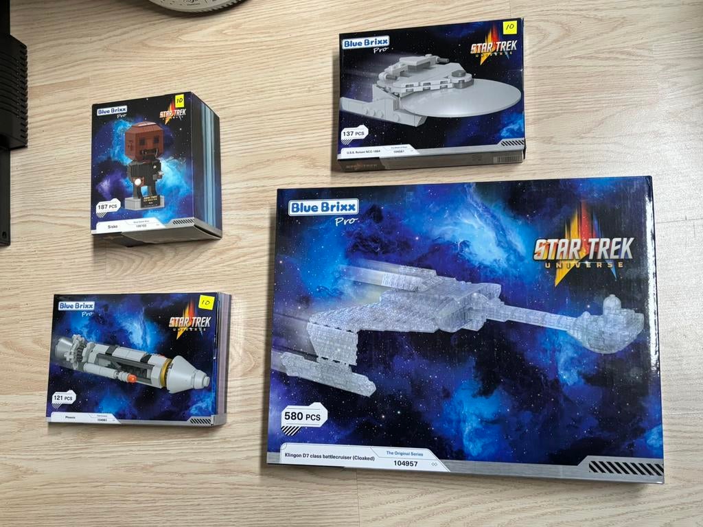 Star Trek verzameling nieuwe Bluebrixx schepen en andere, Kinderen en Baby's, Speelgoed | Bouwstenen, Ophalen of Verzenden, Nieuw