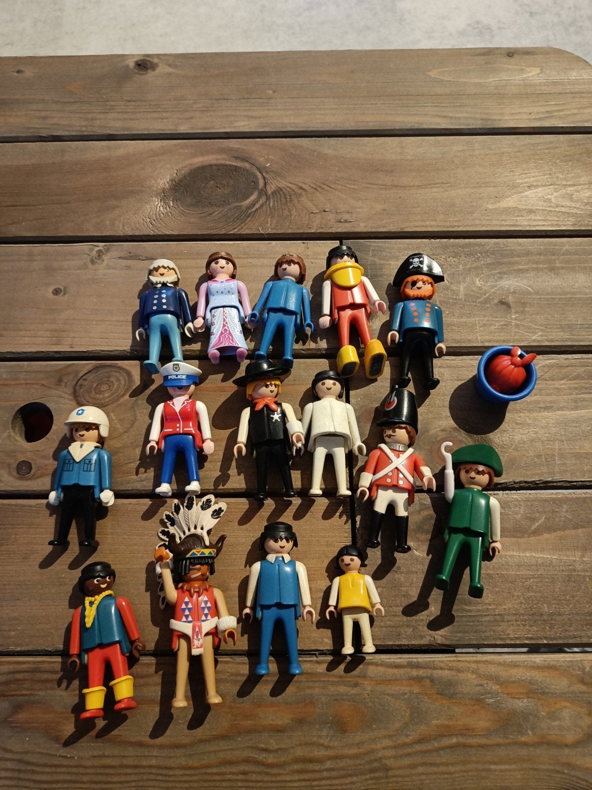 Collectie playmobil poppetjes, coaching/familie opstelling, Ophalen of Verzenden, Zo goed als nieuw, Los playmobil