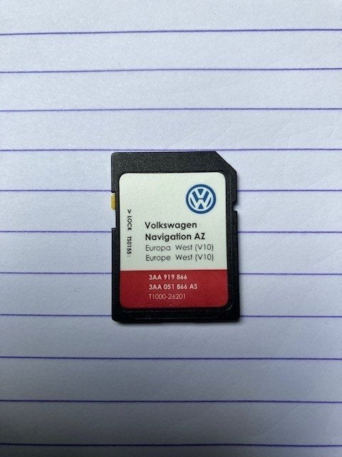 Volkswagen V10 Navigatie SD kaart, Volkswagen, Ophalen of Verzenden, Zo goed als nieuw, West-Europa