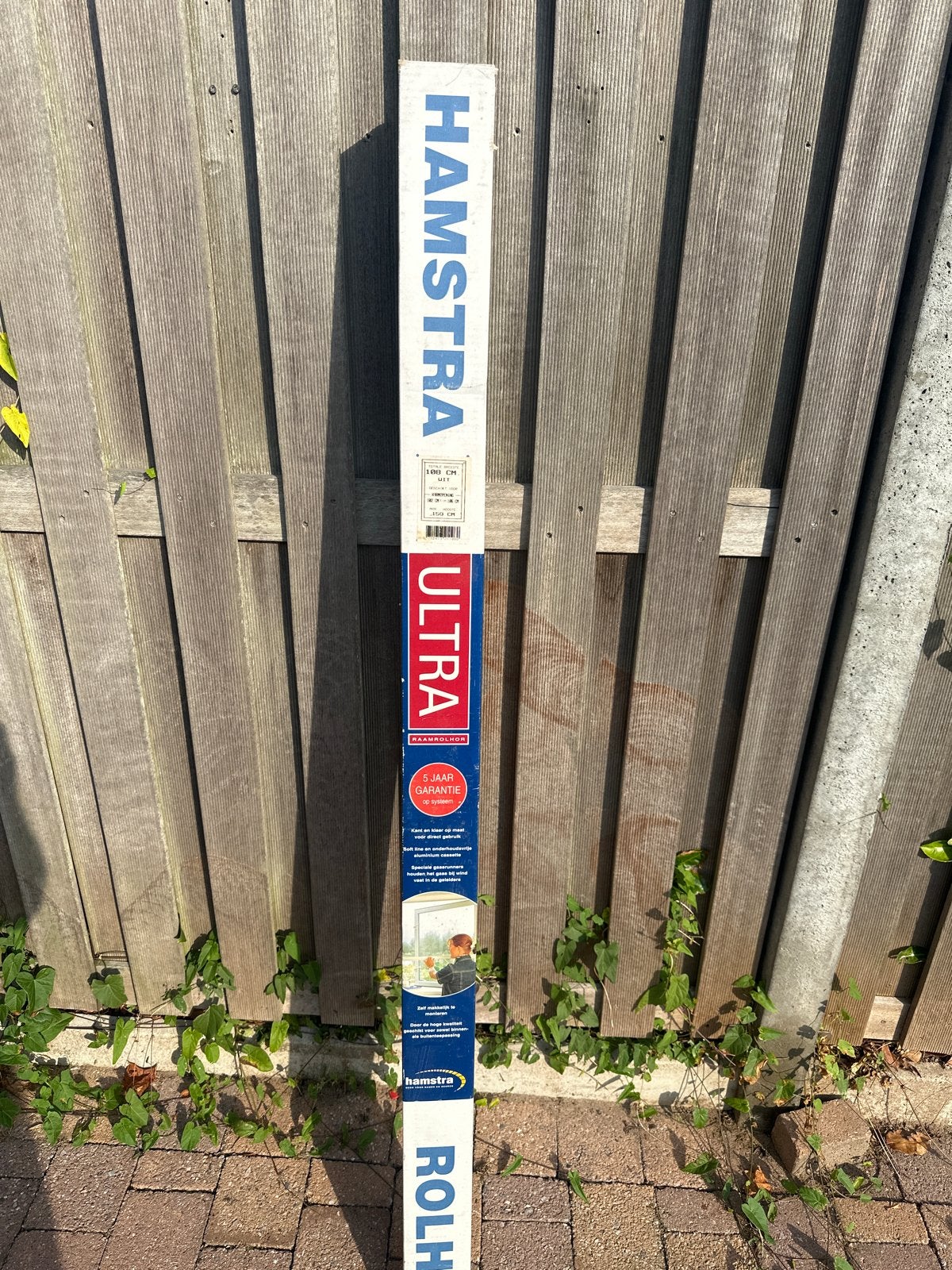 Hamstra Ultra Rolhor Wit - 108 cm breed, max 150 cm hoog, Ophalen, Gevelraam of Ruit, 80 tot 120 cm, 120 tot 160 cm