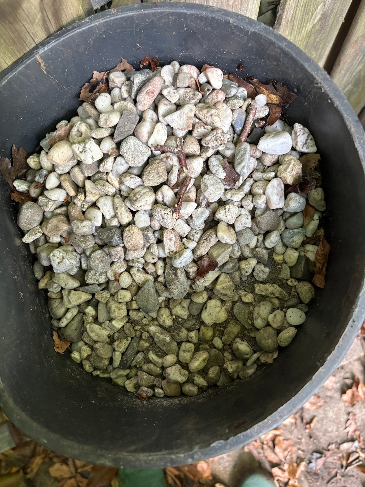 Witte kiezelstenen, Tuin en Terras, Ophalen, Overige materialen, Gebruikt, Wit