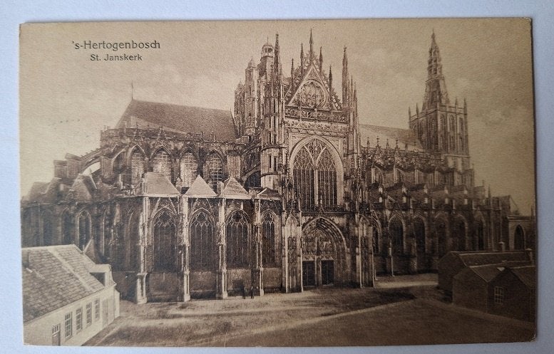 AK - Hertogenbosch - Interieur St Janskerk (1916), Verzenden, Voor 1920, Gelopen, Noord-Brabant