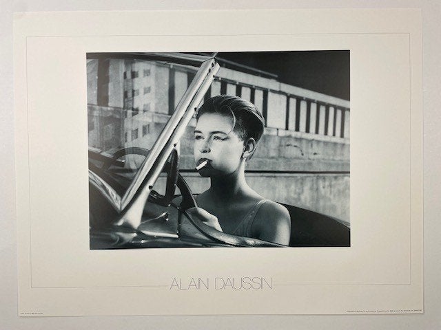 poster Alain Daussin 'Annick' 1985, Huis en Inrichting, Ophalen of Verzenden, Zo goed als nieuw, Minder dan 50 cm, Foto of Poster