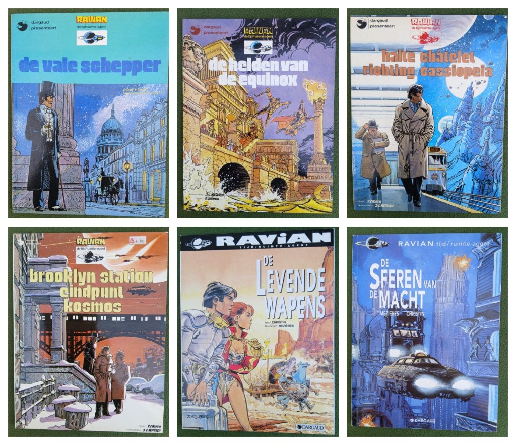 Ravian. Bekende sciencefiction-stripreeks., Boeken, Stripboeken, Ophalen of Verzenden, Zo goed als nieuw, Pierre Christin en Jean-Claude Mézières. 