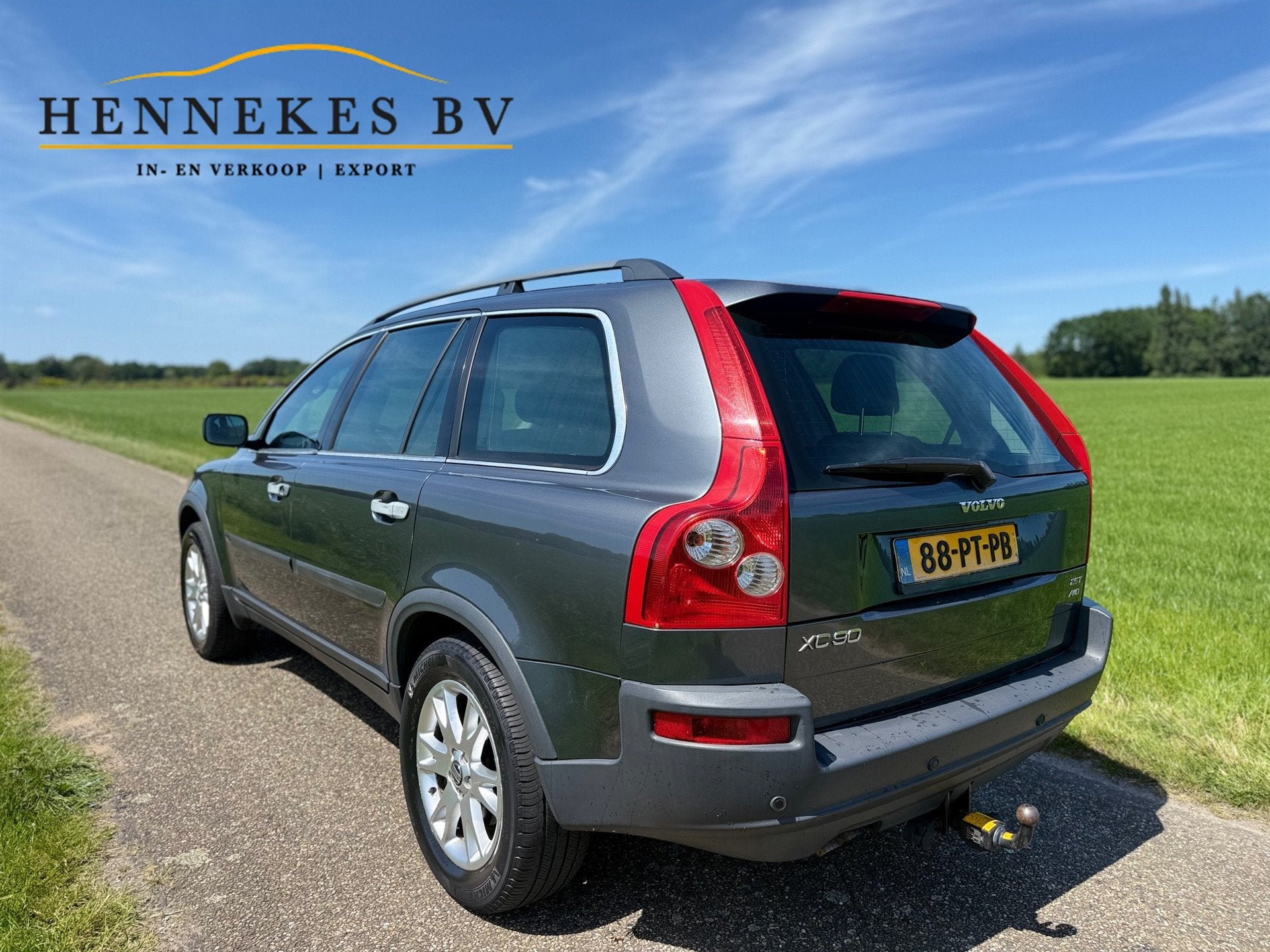 Volvo XC90 2.5 T Exclusive, Auto's, Gebruikt, 7 stoelen, 2521 cc, Bedrijf