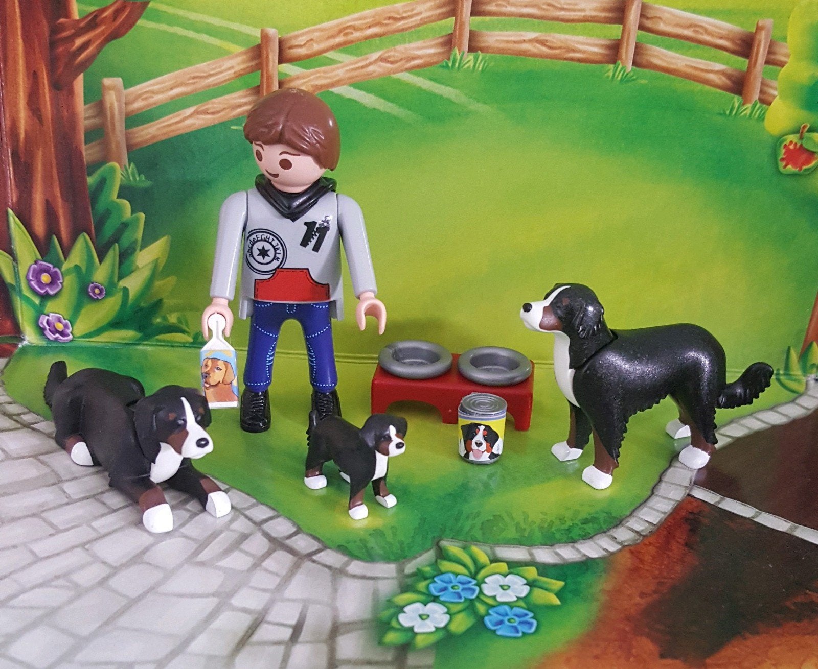 Playmobil Setje 5214 Berner Senner hondjes, Ophalen of Verzenden, Nieuw