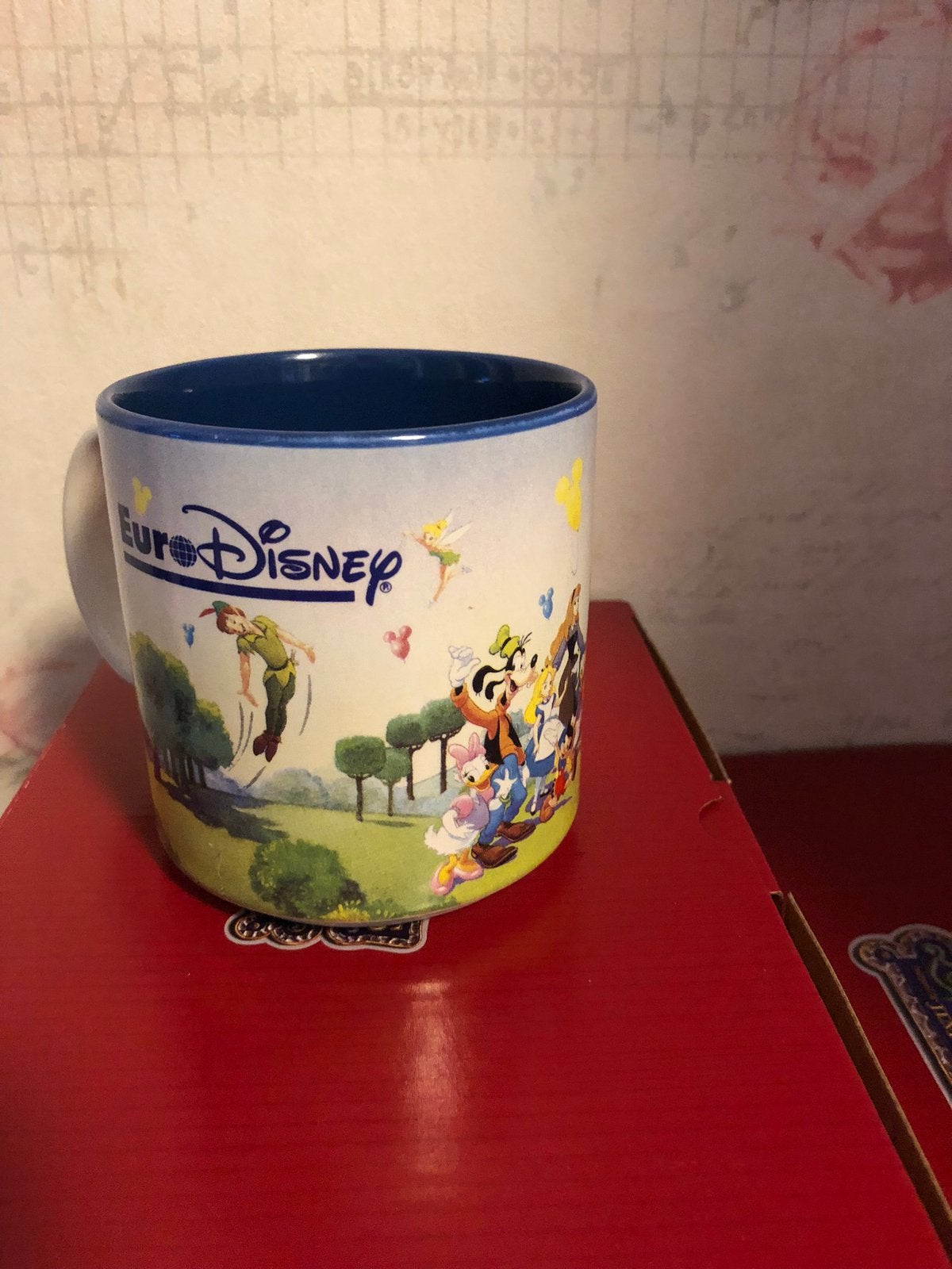 Eurodisney beker, Verzamelen, Disney, Ophalen of Verzenden, Mickey Mouse, Zo goed als nieuw, Servies