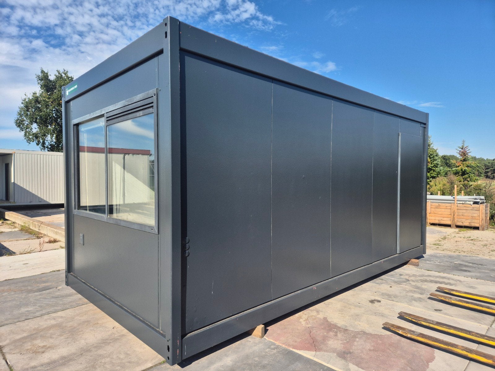 Kantoorunit woonunit bouwkeet container unit, Ophalen