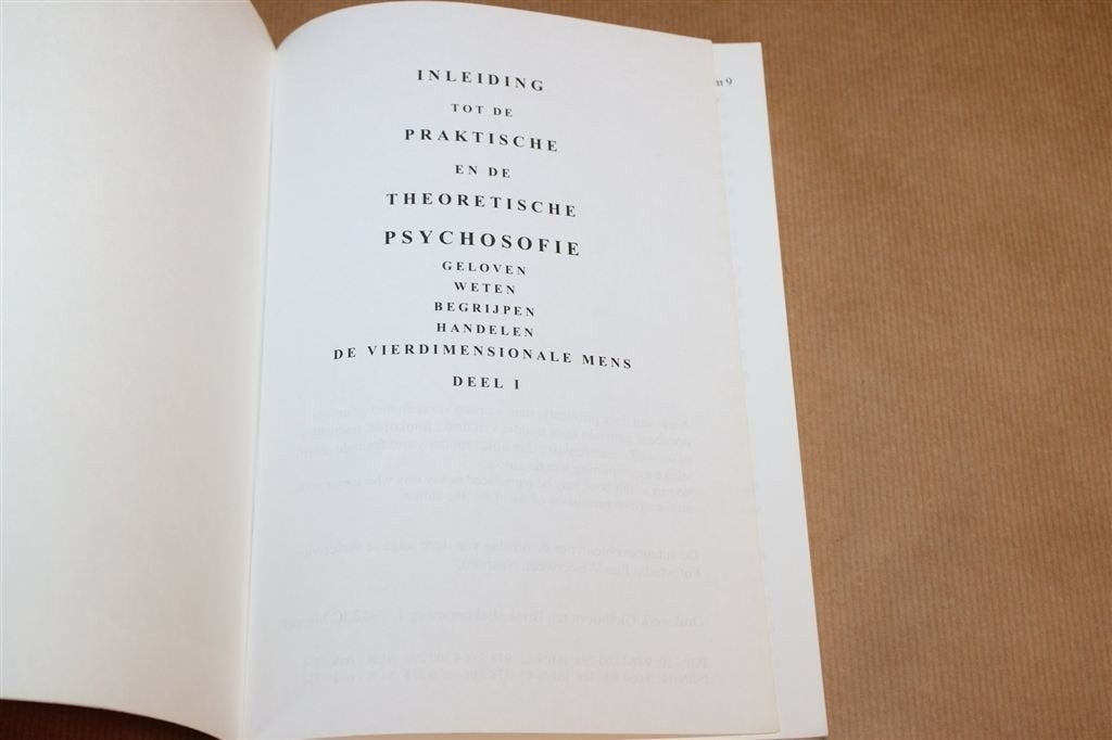 Psychosofie — De Vierdimensionale Mens & Weg naar Geluk, Boeken, Ophalen of Verzenden, Gelezen, Overige onderwerpen, Achtergrond en Informatie
