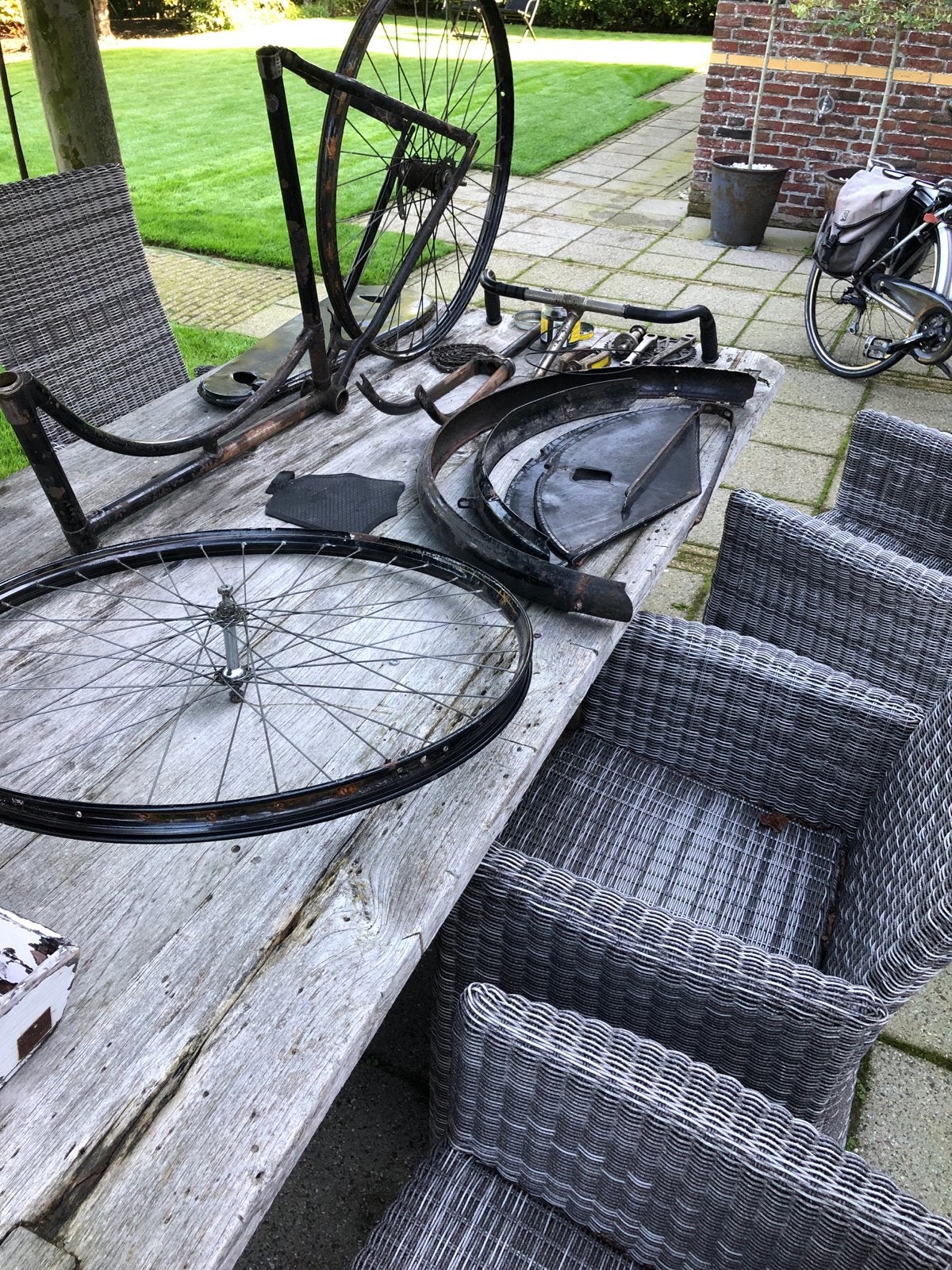 Batavus oldteimer,, Frame, Gebruikt, Staal, Ophalen of Verzenden