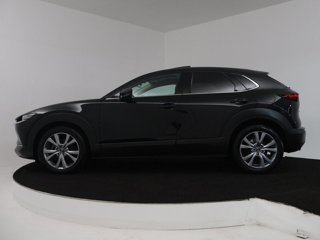 Mazda CX-30 2.0 e-SkyActiv-X M Hybrid Luxury automaat | Trek, Auto's, Mazda, Gebruikt, Zwart, Leder, Automatische klimaatregeling