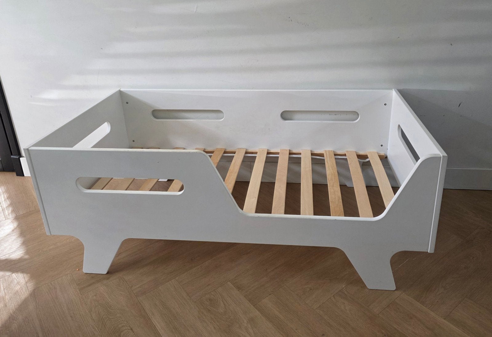 Petit Amelie peuterbed 140x70 cm, Ophalen, Gebruikt, 70 tot 85 cm, 140 tot 160 cm