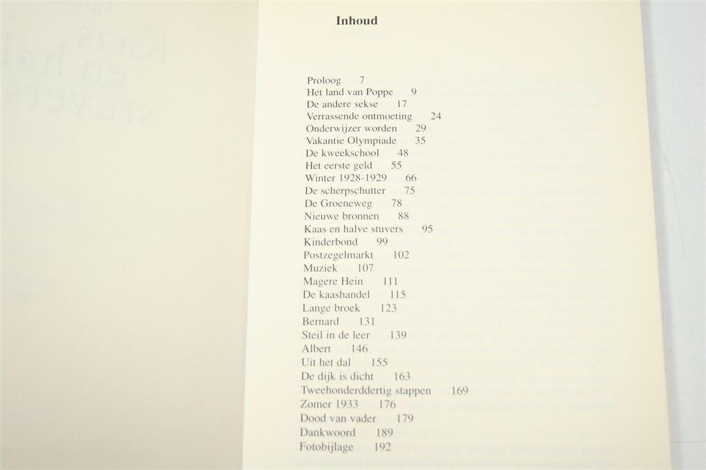 Kaas en Halve Stuvers — Jeugdherinneringen Leeuwarden, Boeken, Ophalen of Verzenden, Gelezen