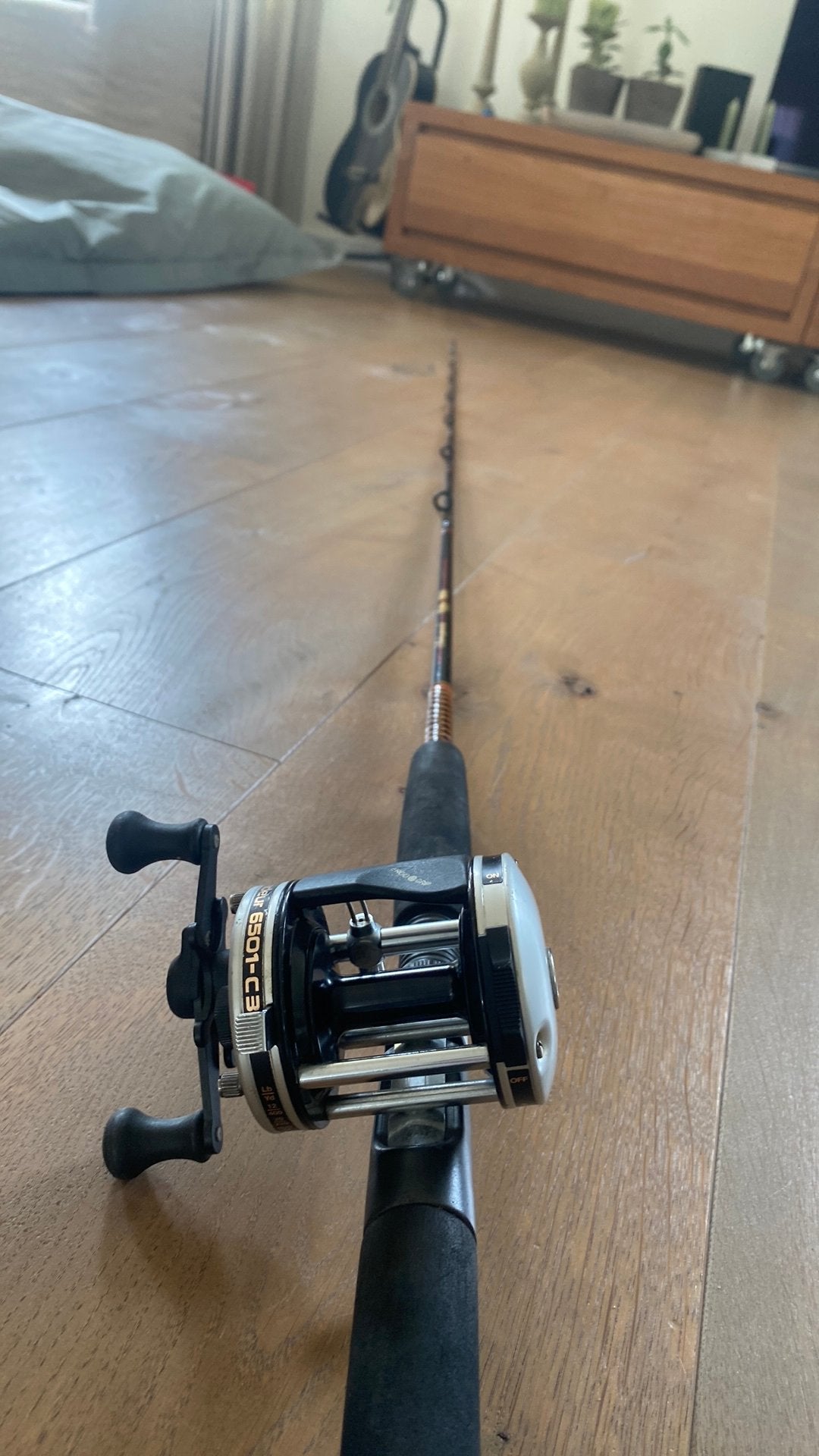 Shakespeare Ugly Stik Sigma + Abu Garcia Ambassadeur 6501 C3, Watersport en Boten, Ophalen of Verzenden, Zo goed als nieuw, Complete set