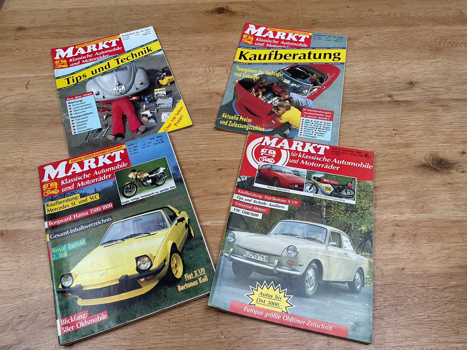 Markt Oldtimer Zeitschrift  Klassische Automobile und Motor, Ophalen, Gelezen, Algemeen