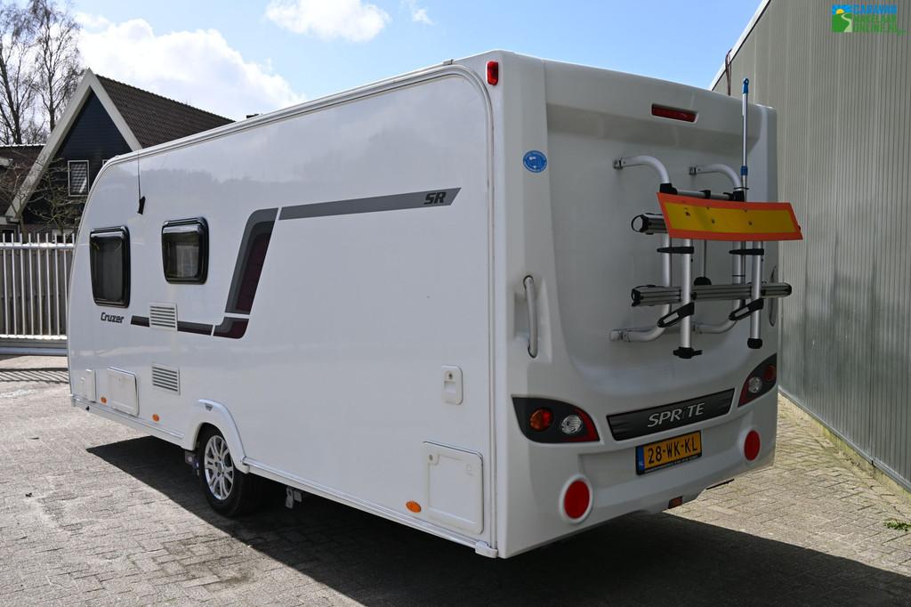 Sprite Cruzer 480 SR Mover Zakluifel Fietsendrager BOVAG 25, Standaardzit, Bedrijf, Kachel, Lengtebed