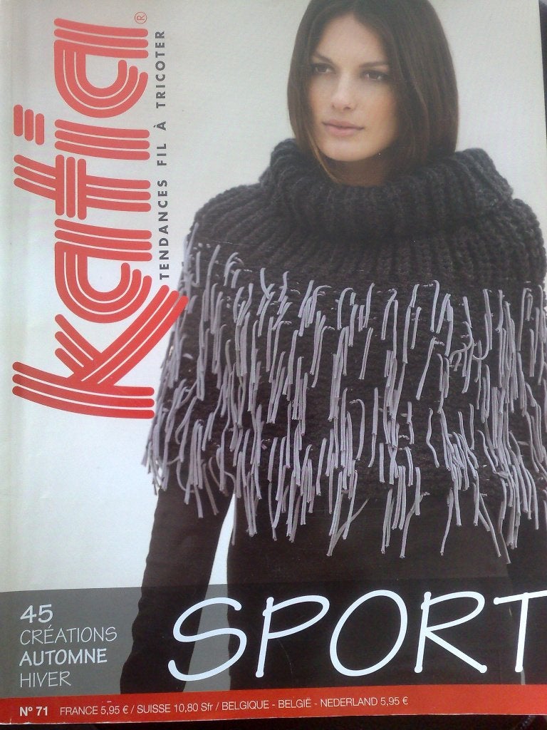 Katia dikke tijdschrift Sport Herfst / Winter nr. 71, Verzenden, Zo goed als nieuw, Breien of Haken, Patroon of Boek