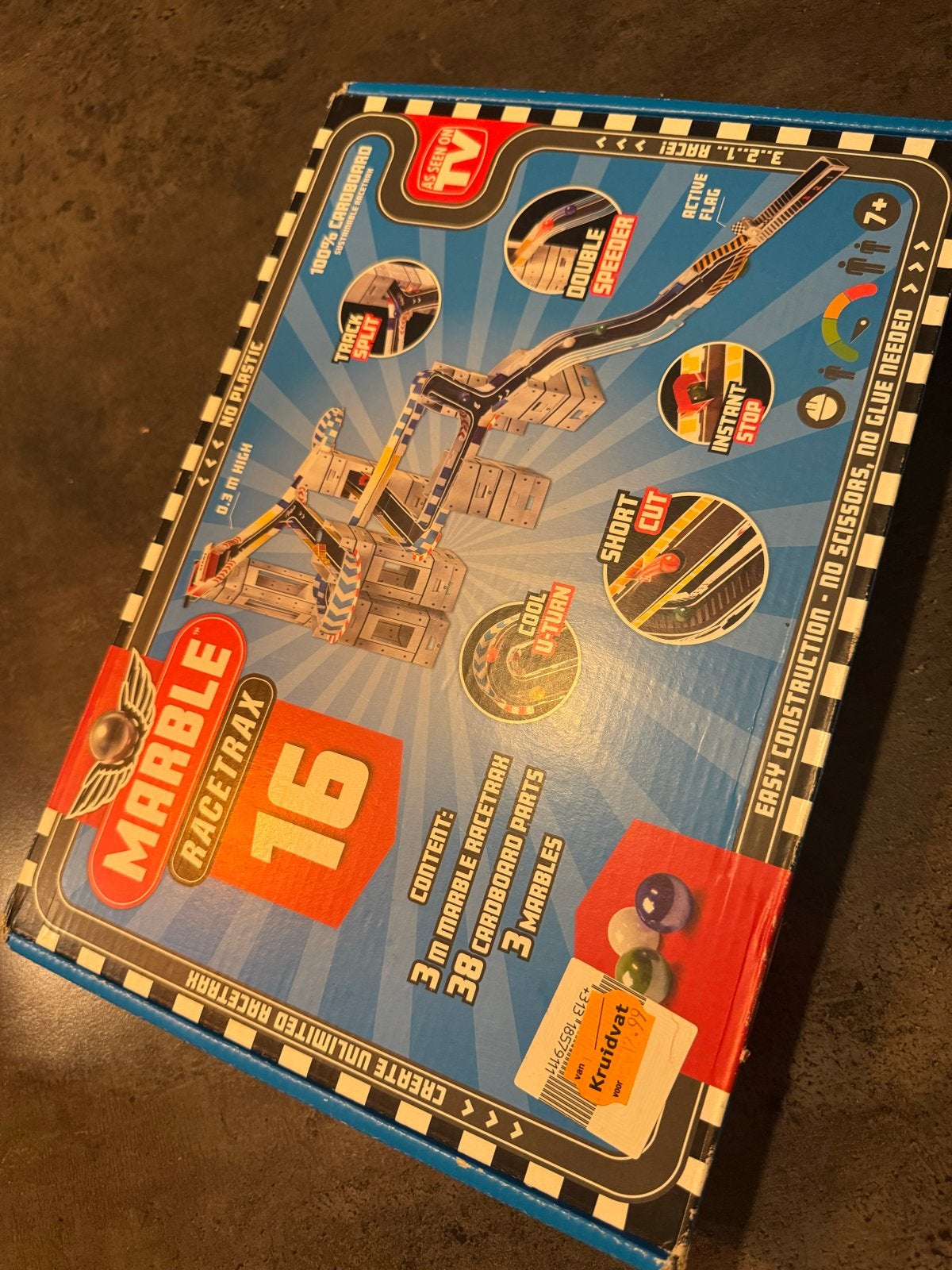 Marble Racetrax 16 knikkerbaan -  nieuw, Ophalen of Verzenden, Nieuw, Overige merken