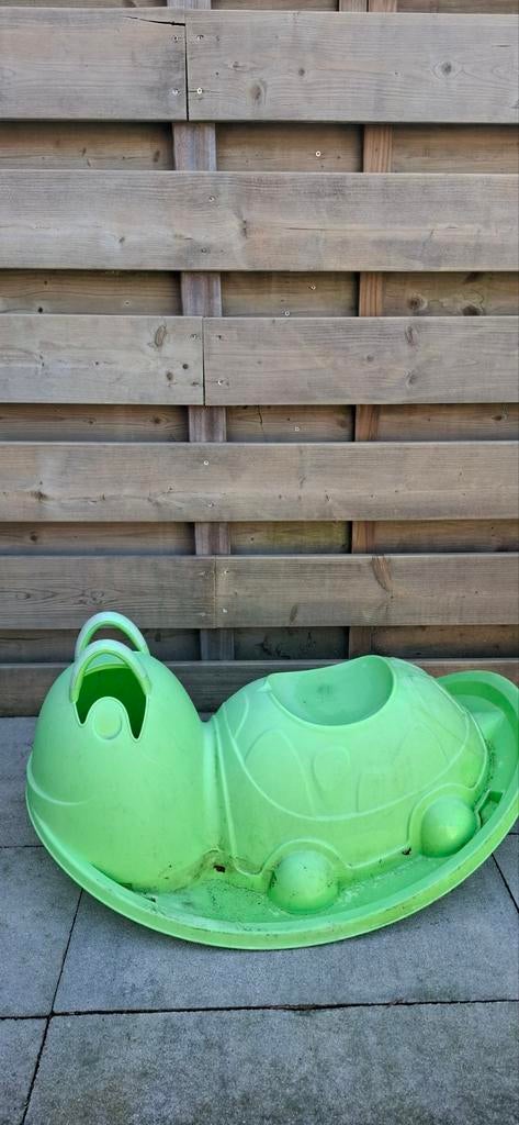 Groene Schildpad Wip voor Kinderen, Kinderen en Baby's, Speelgoed | Buiten | Speeltoestellen, Ophalen of Verzenden, Gebruikt, Zandbak