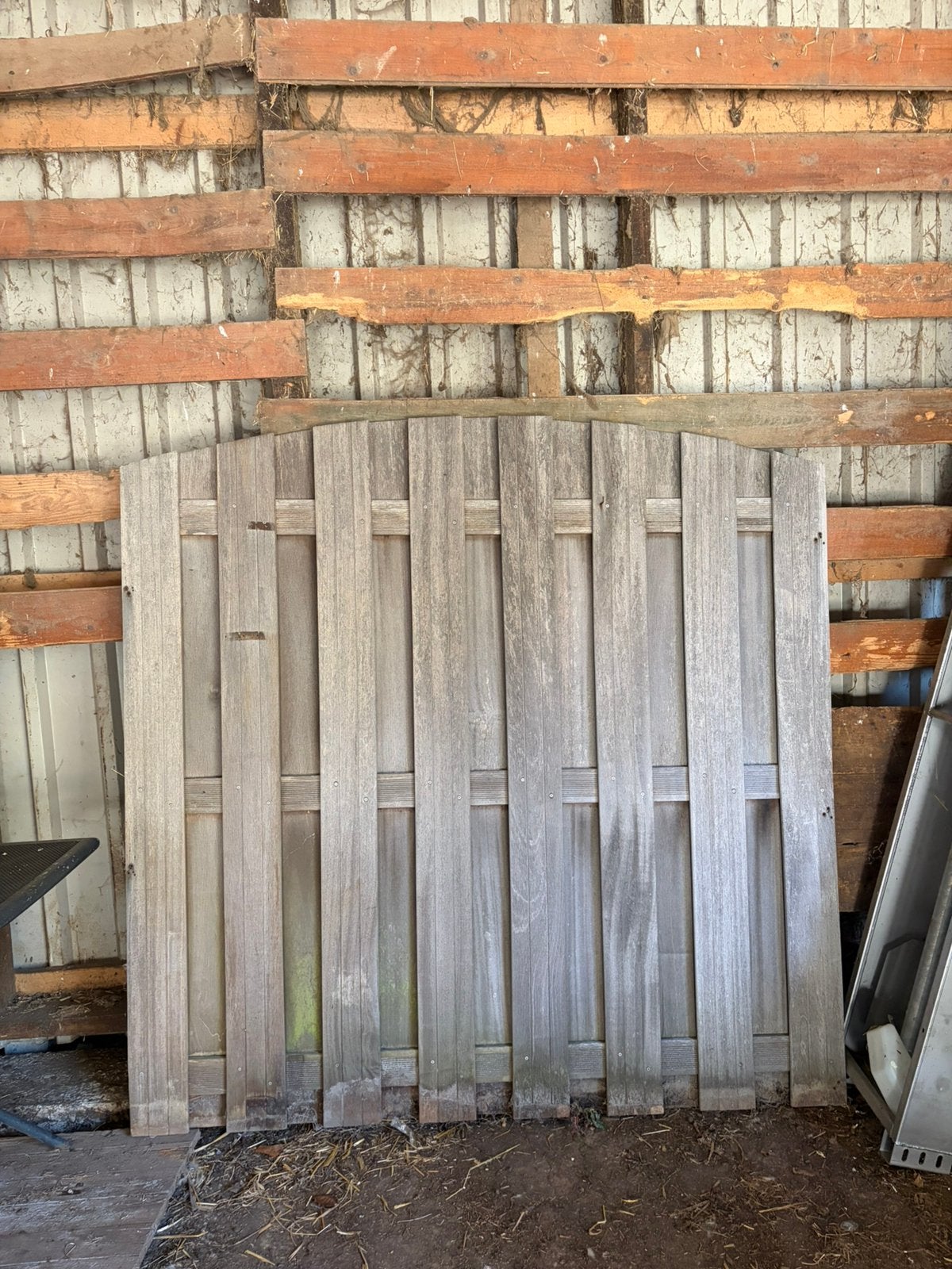 Hardhouten shutting panelen, Ophalen, 1 tot 2 meter, Minder dan 3 meter, Zo goed als nieuw
