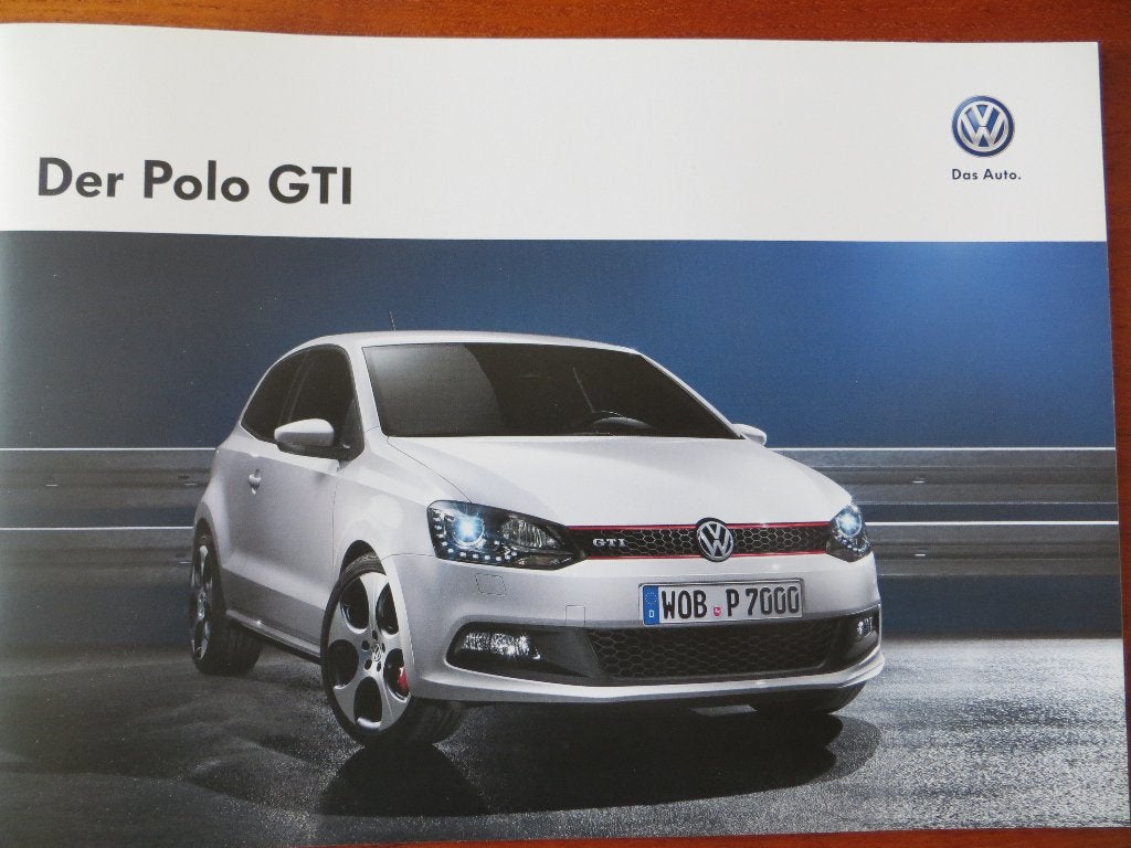 Volkswagen Polo GTI (okt. 2012) met bijlage Technik / Preise, Ophalen of Verzenden, Nieuw, Volkswagen
