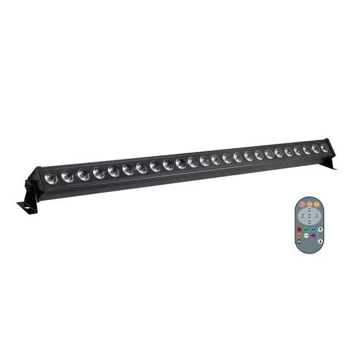 DJLicht 24 Leds Ledbar RGB DMX afstandsbediening 107cm, Geluidgestuurd, ., Nieuw, Ophalen of Verzenden