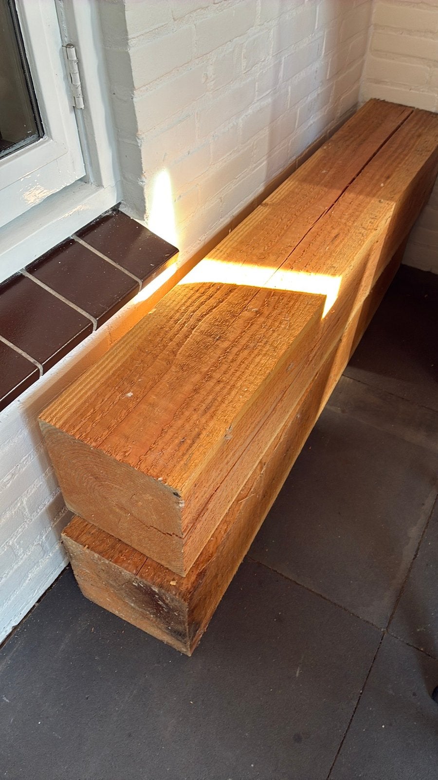 Douglas palen 140x25x25, Ophalen, Nieuw, Minder dan 180 cm, Palen
