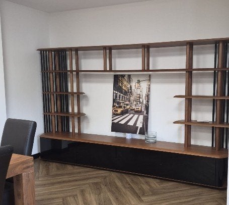 Kastenwand of TV meubel groot, Ophalen, 200 cm of meer, 300 cm of meer, Zo goed als nieuw