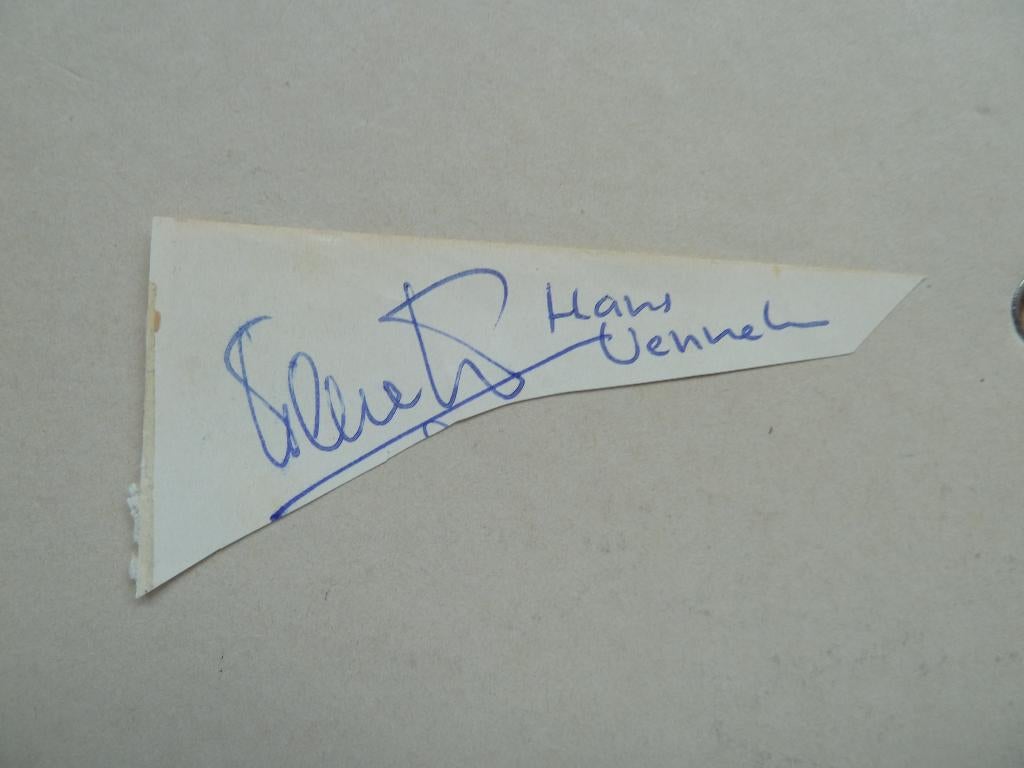 Handtekening. Hans.Venneker   Sparta - Feyenoord, Ophalen of Verzenden, Zo goed als nieuw, Sparta, Overige typen