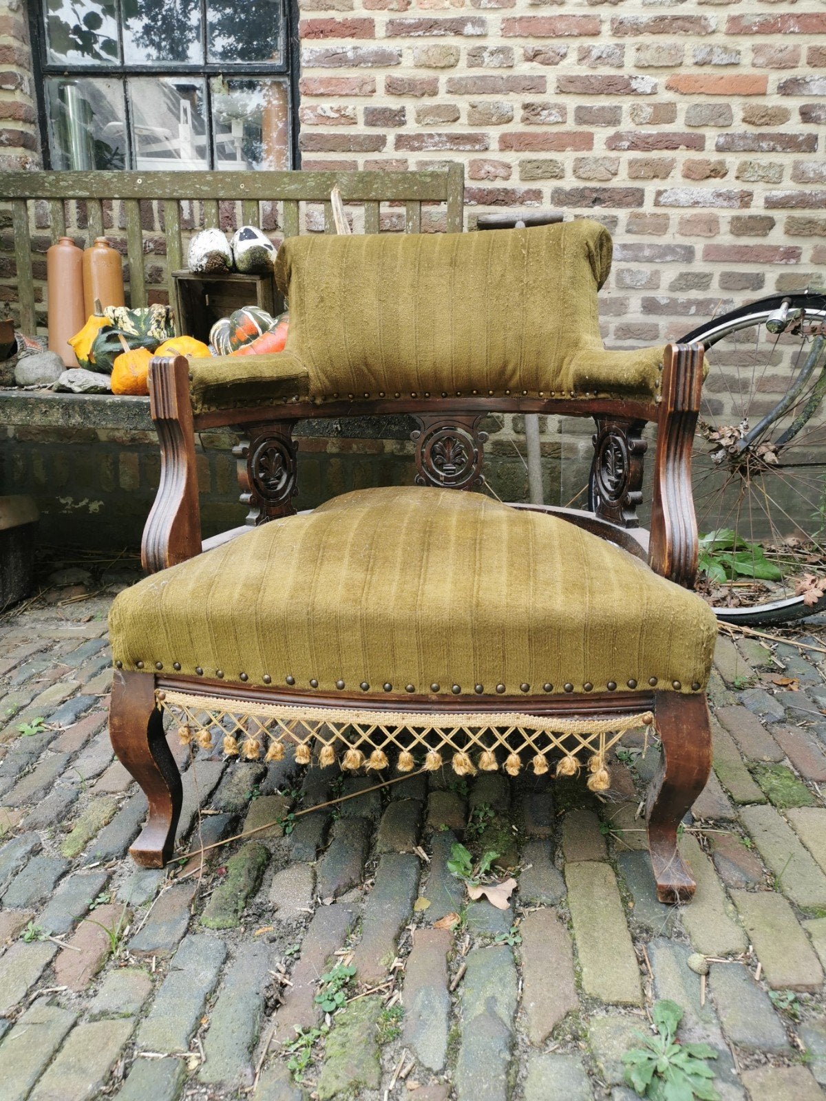 Antieke fauteuil - Opknapper, Ophalen