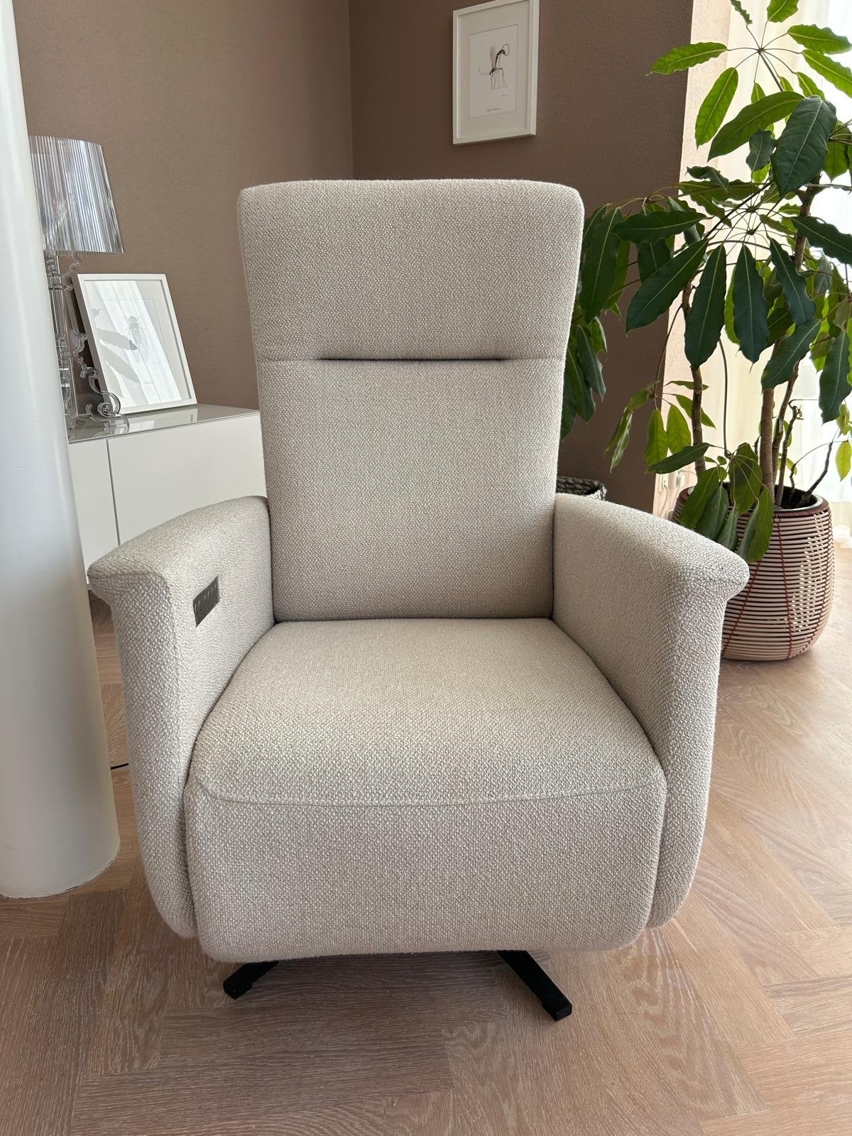 Prominent Relaxfauteuil - Zo goed als nieuw, Ophalen, Zo goed als nieuw, Stof, 75 tot 100 cm