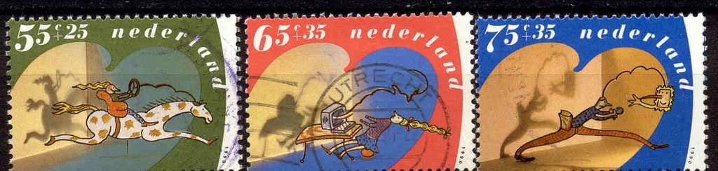 Nederland  1457  - 1459  gestempeld, Ophalen of Verzenden, Gestempeld