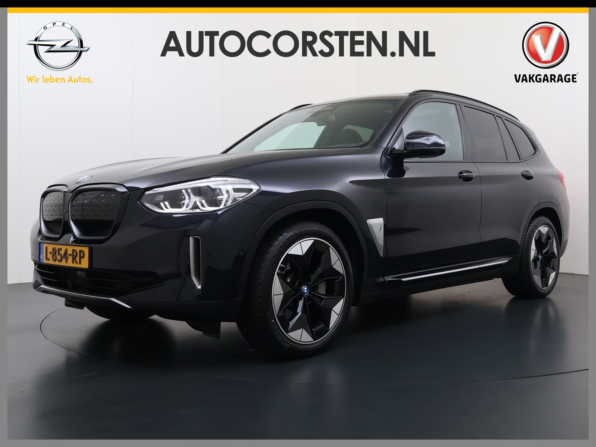 BMW iX3 High Executive 80kWh SOH 96% Panoramadak Sportstoele, Automaat, Achterwielaandrijving, Gebruikt, 750 kg