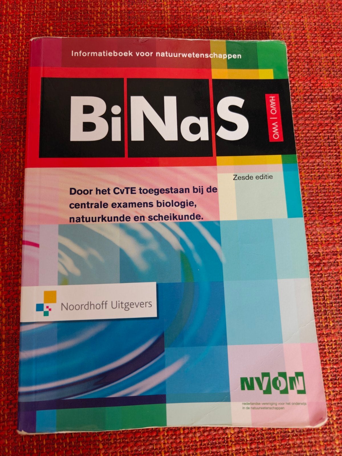 BiNaS Zesde Editie - Informatieboek Natuurwetenschappen, Boeken, Schoolboeken, Biologie, HAVO, Noordhoff Uitgevers, Ophalen